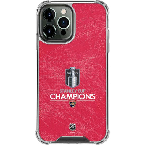 NHL 2024 Stanley Cup Champions Panthers iPhone 13 Pro Max Clear Case