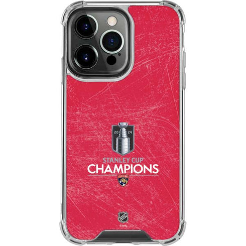 NHL 2024 Stanley Cup Champions Panthers iPhone 14 Pro Clear Case