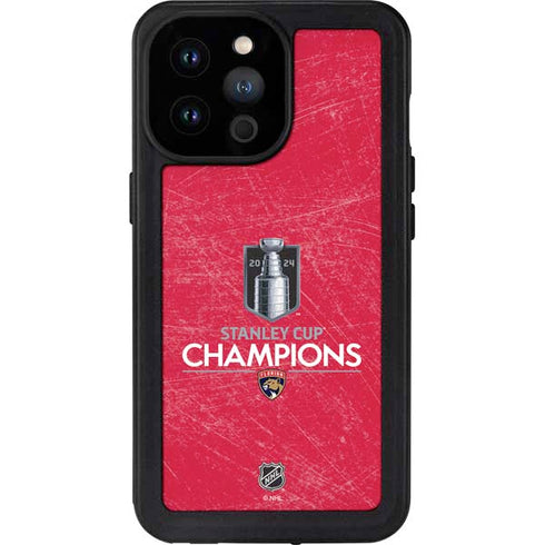 NHL 2024 Stanley Cup Champions Panthers iPhone 14 Pro Max Waterproof Case