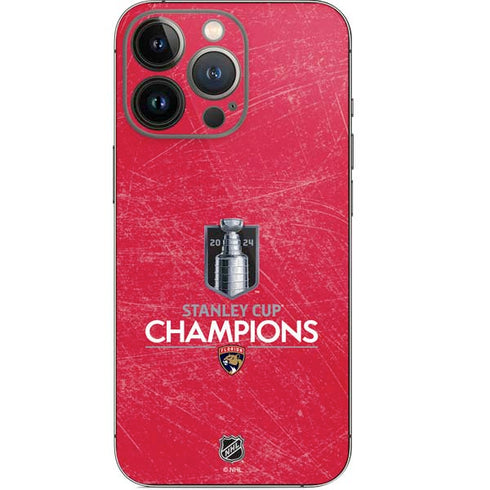 NHL 2024 Stanley Cup Champions Panthers iPhone 14 Pro Skin