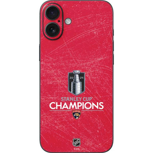 NHL 2024 Stanley Cup Champions Panthers iPhone 16 Plus Skin