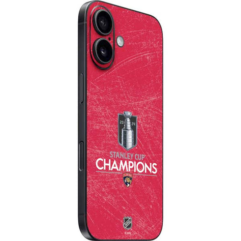 NHL 2024 Stanley Cup Champions Panthers iPhone 16 Plus Skin