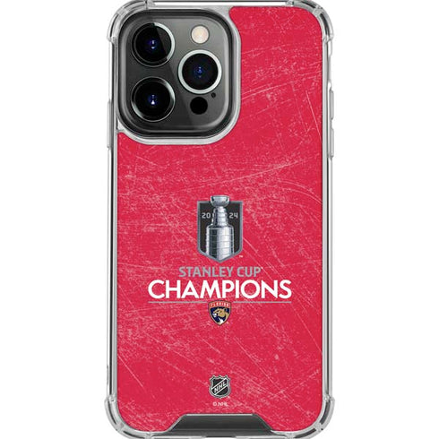 NHL 2024 Stanley Cup Champions Panthers iPhone 16 Pro Max Clear Case