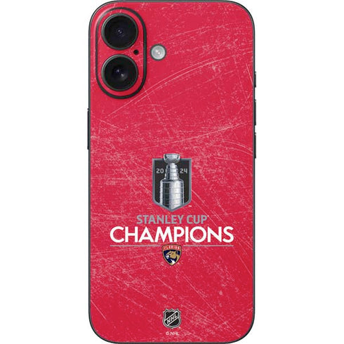 NHL 2024 Stanley Cup Champions Panthers iPhone 16 Skin