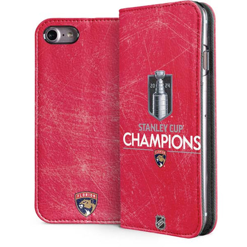 NHL 2024 Stanley Cup Champions Panthers iPhone 7 Folio Case