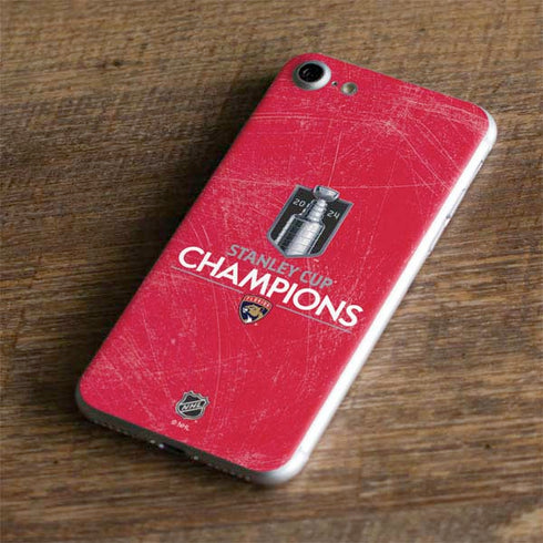 NHL 2024 Stanley Cup Champions Panthers iPhone 8 Skin