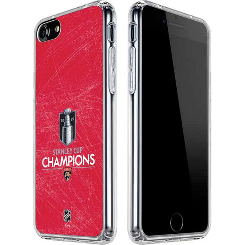 NHL 2024 Stanley Cup Champions Panthers iPhone SE (2nd & 3rd Gen) Clear Case