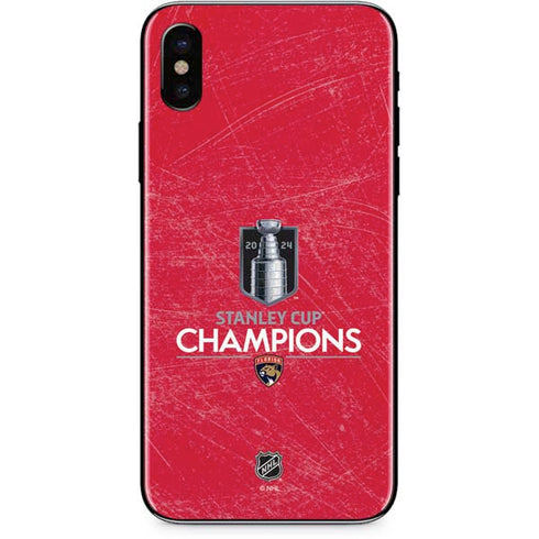 NHL 2024 Stanley Cup Champions Panthers iPhone X Skin