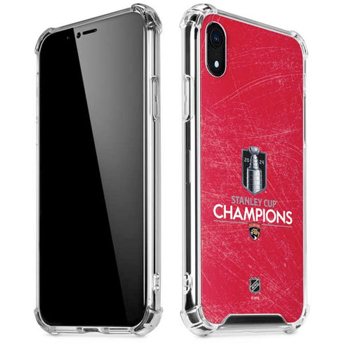 NHL 2024 Stanley Cup Champions Panthers iPhone XR Clear Case