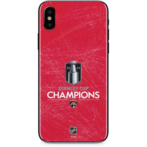 NHL 2024 Stanley Cup Champions Panthers iPhone XS Skin