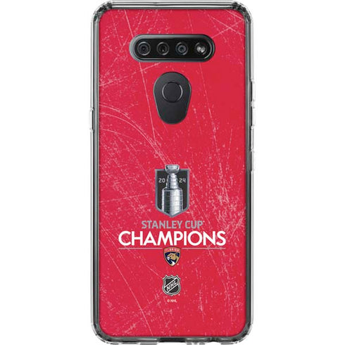 NHL 2024 Stanley Cup Champions Panthers LG K51/Q51 Clear Case