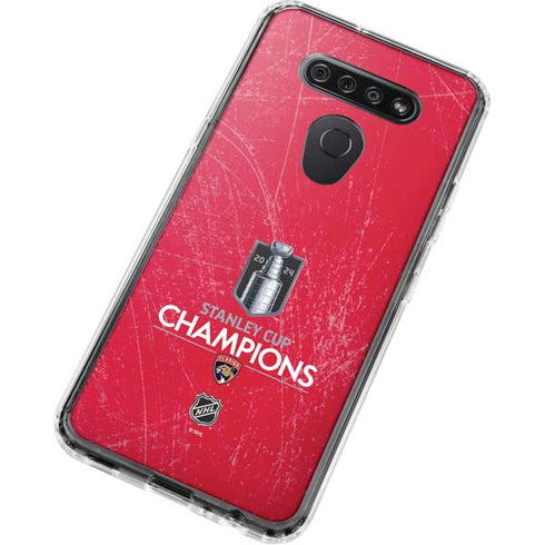 NHL 2024 Stanley Cup Champions Panthers LG K51/Q51 Clear Case
