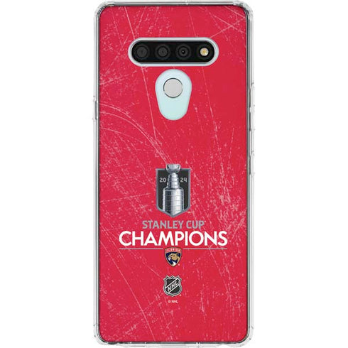 NHL 2024 Stanley Cup Champions Panthers LG Stylo 6 Clear Case