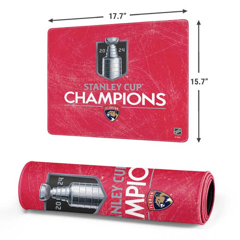 NHL 2024 Stanley Cup Champions Panthers Gaming Mouse Pad