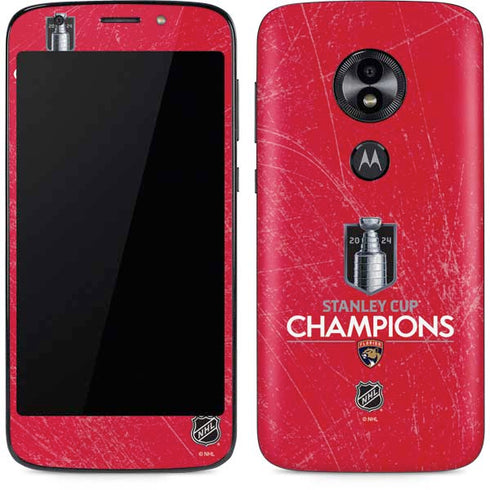 NHL 2024 Stanley Cup Champions Panthers Moto E5 Play Skin