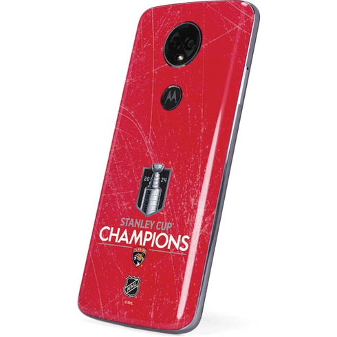 NHL 2024 Stanley Cup Champions Panthers Moto E5 Plus Skin
