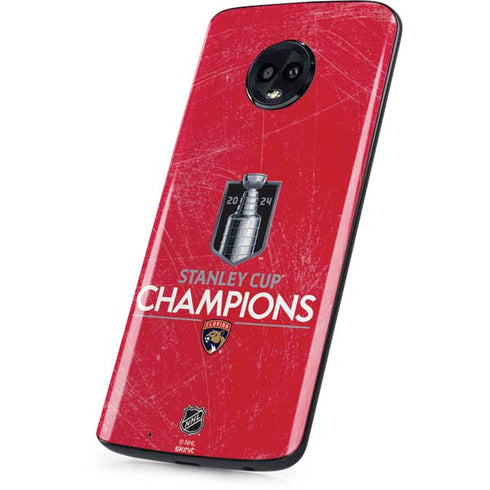NHL 2024 Stanley Cup Champions Panthers Moto G6 Skin