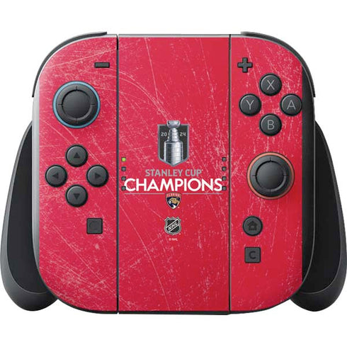 NHL 2024 Stanley Cup Champions Panthers Nintendo Switch 2 (2025) with Joy-Con Skin