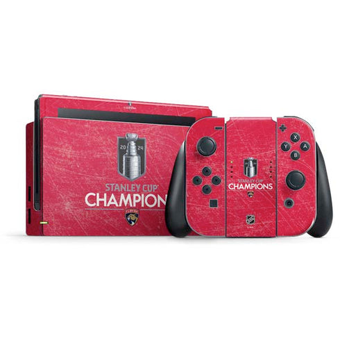 NHL 2024 Stanley Cup Champions Panthers Nintendo Switch Bundle Skin