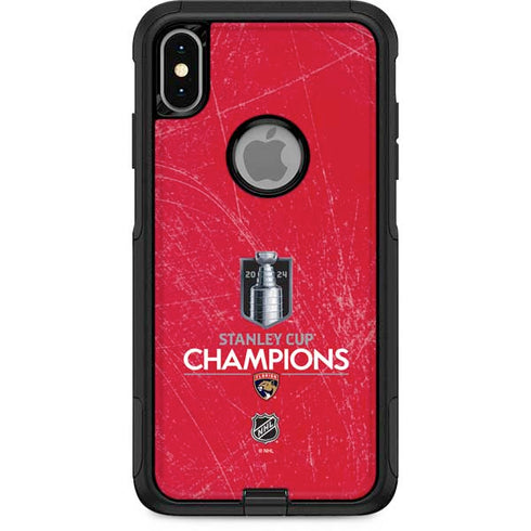 NHL 2024 Stanley Cup Champions Panthers Otterbox Commuter iPhone Skin