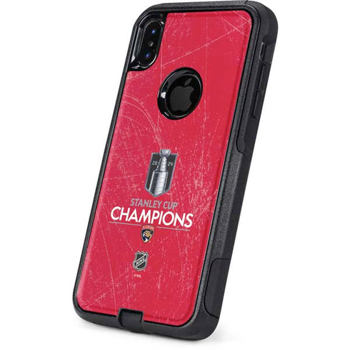 NHL 2024 Stanley Cup Champions Panthers Otterbox Commuter iPhone Skin