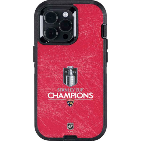 NHL 2024 Stanley Cup Champions Panthers Otterbox Defender iPhone Skin