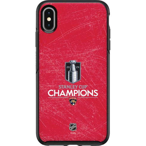 NHL 2024 Stanley Cup Champions Panthers Otterbox Symmetry iPhone Skin