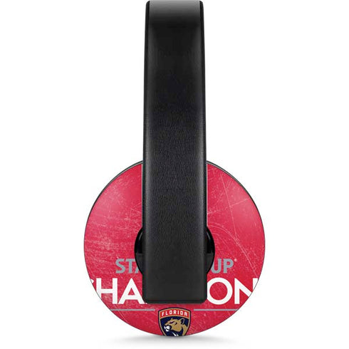 NHL 2024 Stanley Cup Champions Panthers PlayStation 4 Gold Wireless Headset Skin