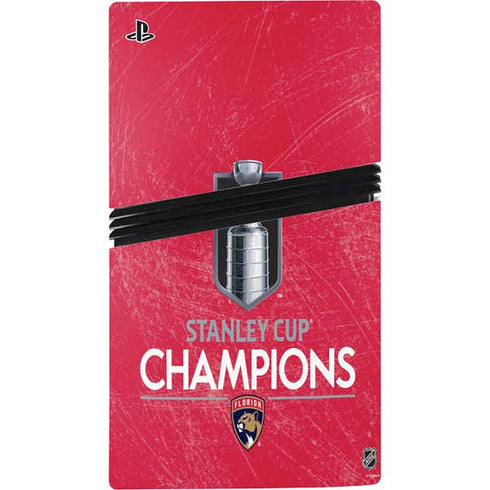 NHL 2024 Stanley Cup Champions Panthers PS5 Pro Console Skin