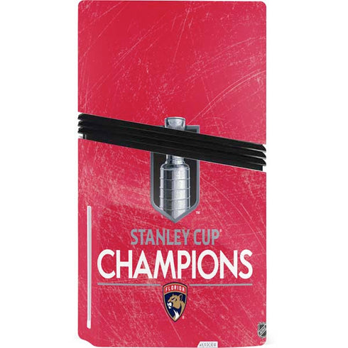 NHL 2024 Stanley Cup Champions Panthers PS5 Pro Disk Bundle Skin