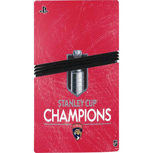 NHL 2024 Stanley Cup Champions Panthers PS5 Pro Disk Console Skin