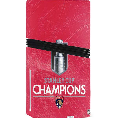 NHL 2024 Stanley Cup Champions Panthers PS5 Pro Disk Console Skin