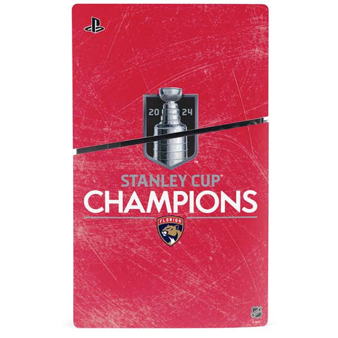 NHL 2024 Stanley Cup Champions Panthers PS5 Slim Digital Edition Bundle Skin