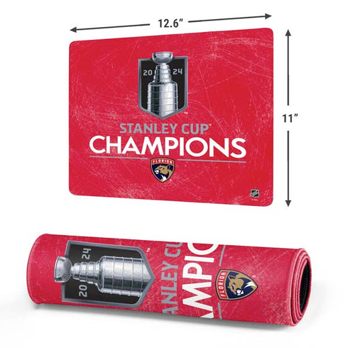 NHL 2024 Stanley Cup Champions Panthers Gaming Mouse Pad