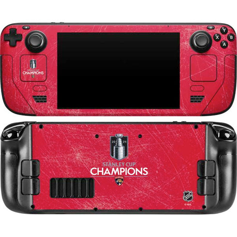 NHL 2024 Stanley Cup Champions Panthers Steam Deck Handheld Gaming Computer Skin