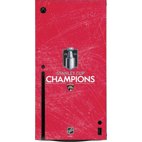 NHL 2024 Stanley Cup Champions Panthers Xbox Series X Console Skin