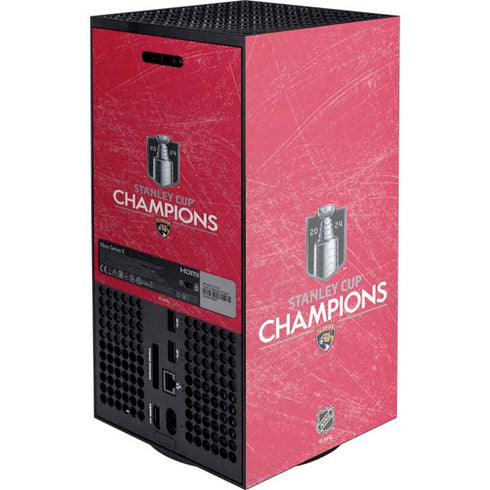 NHL 2024 Stanley Cup Champions Panthers XBox Series X Digital Edition Console Skin