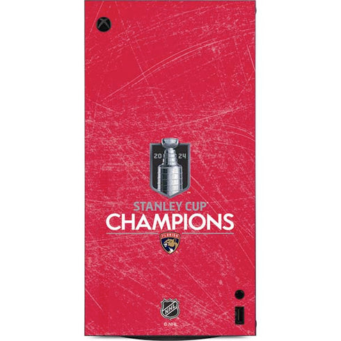 NHL 2024 Stanley Cup Champions Panthers XBox Series X Digital Edition Console Skin