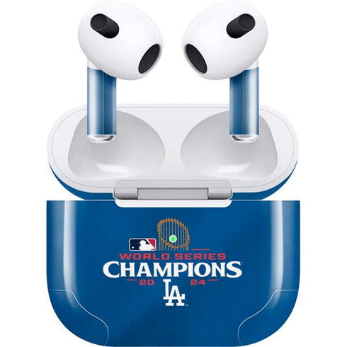 2024 World Series Champions Los Angeles Dodgers Apple AirPods (3rd Gen 2021) Skin