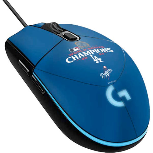 2024 World Series Champions Los Angeles Dodgers G203 Prodigy RGB Wired Gaming Mouse Skin