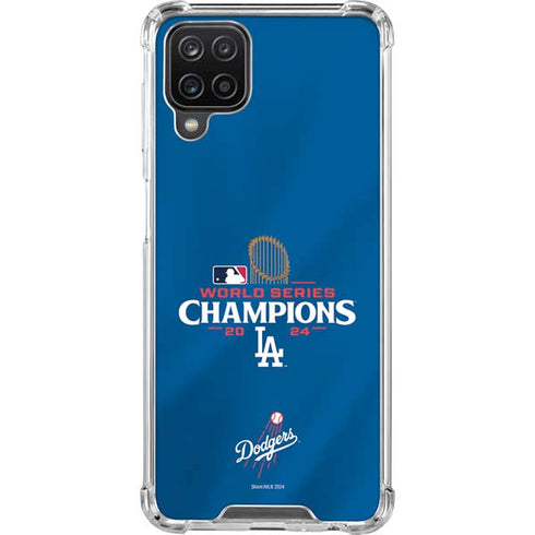 2024 World Series Champions Los Angeles Dodgers Galaxy A12 Clear Case
