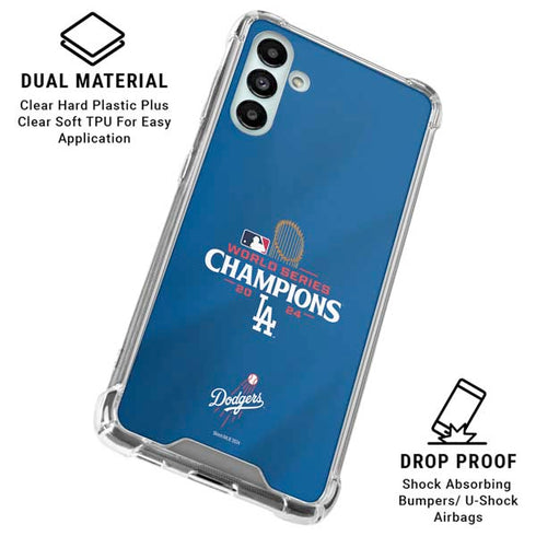 2024 World Series Champions Los Angeles Dodgers Galaxy A13 5G Clear Case