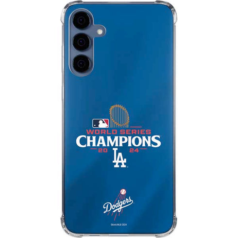 2024 World Series Champions Los Angeles Dodgers Galaxy A55 5G Clear Case