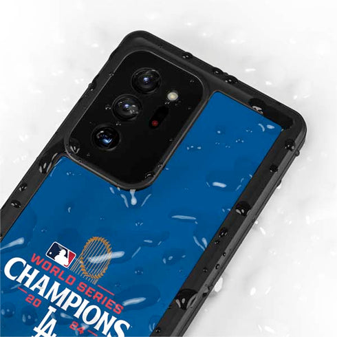 2024 World Series Champions Los Angeles Dodgers Galaxy Note20 Ultra 5G Waterproof Case