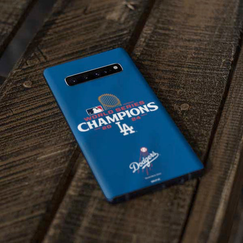 2024 World Series Champions Los Angeles Dodgers Galaxy S10 Skin