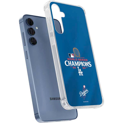 2024 World Series Champions Los Angeles Dodgers Galaxy S24 Clear Case