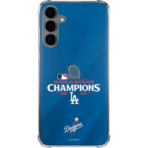 2024 World Series Champions Los Angeles Dodgers Galaxy S24 Plus Clear Case