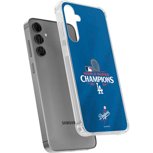 2024 World Series Champions Los Angeles Dodgers Galaxy S24 Plus Clear Case