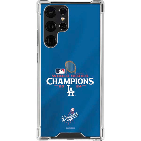 2024 World Series Champions Los Angeles Dodgers Galaxy S24 Ultra Clear Case