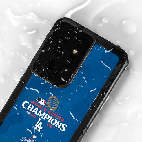 2024 World Series Champions Los Angeles Dodgers Galaxy S24 Ultra Waterproof Case